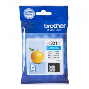 Brother LC-3211C 200p&aacute;ginas Cian cartucho de tinta