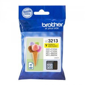 Brother LC-3213Y 400p&aacute;ginas Amarillo cartucho de tinta