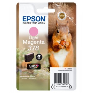Epson Singlepack Light Magenta 378 Claria Photo HD Ink cartucho de tinta