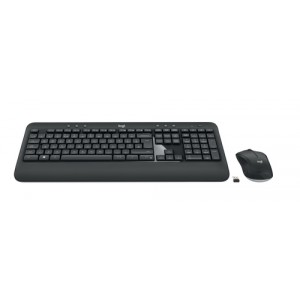 Logitech MK540 Advanced RF inal&aacute;mbrico QWERTY Espa&ntilde;ol Negro, Blanco